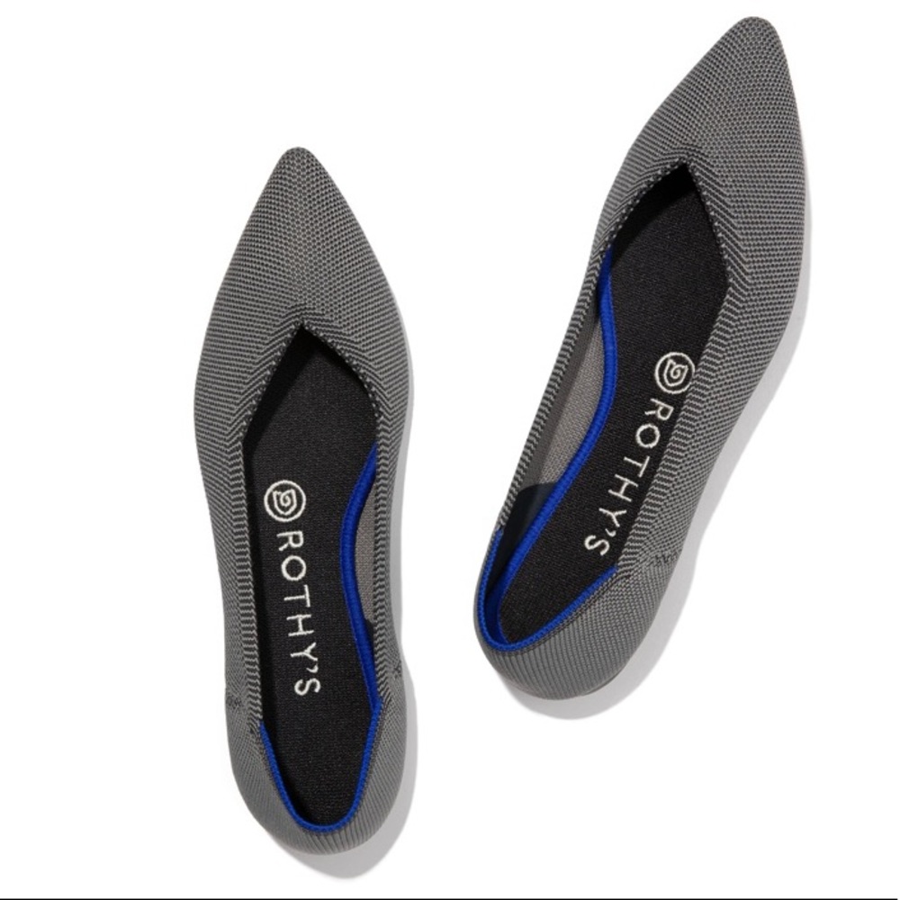 Grey Pointed Toe Rothys - Picture 5 of 6